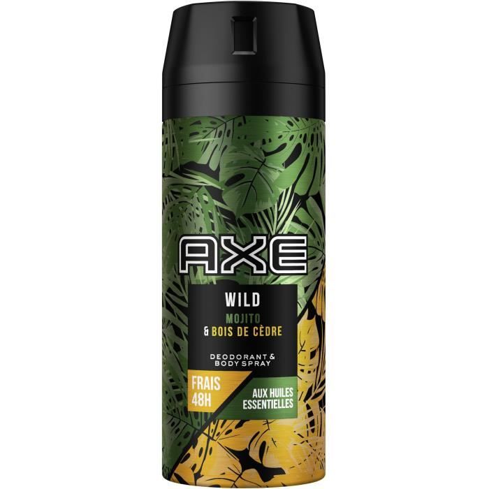AXE Déodorant Homme Spray Wild 150 ml Cdiscount Au quotidien