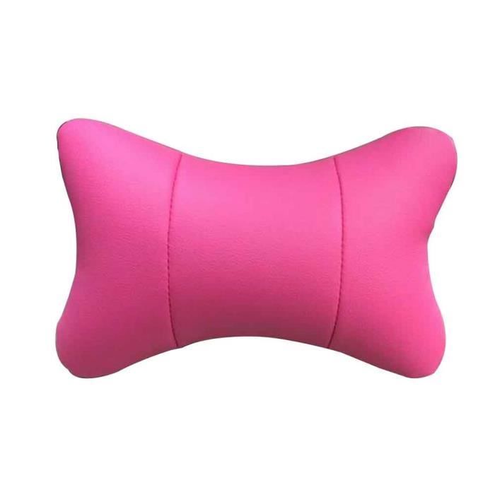 2 Oreillers De Soutien Nuque En Forme D'os - 38x20cm, Polyester - Pour Voiture, Bureau, Voyage - Housse Lavable