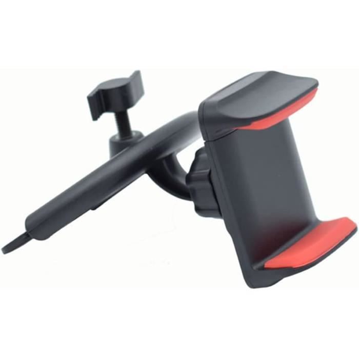 Support Téléphone Voiture 360° – Universel – Fixation Grille Aération – Métal + ABS