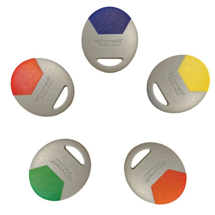 Clé Badge Vigik Comelit 13,56 Mhz Orange - Pour Système D'interphone - Neuf