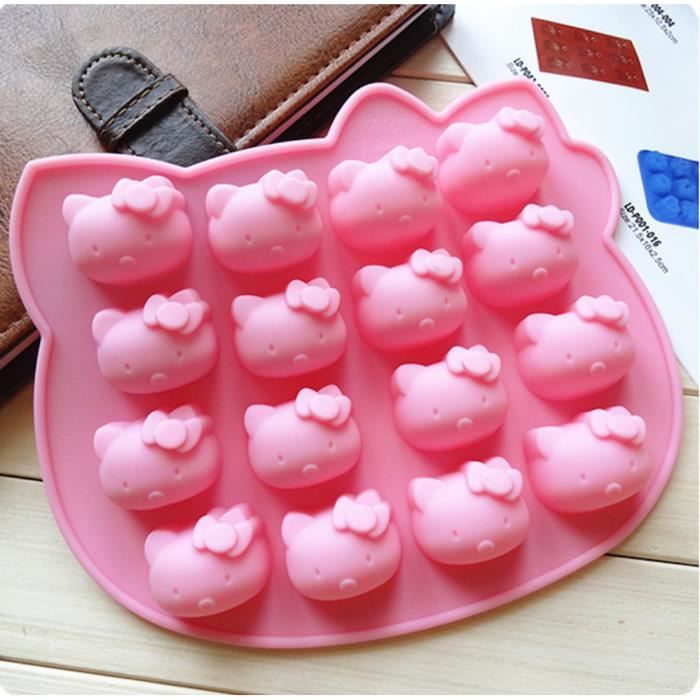 Hello Kitty Gateau Moule De Patisserie Moule Silicone Forme De Chat Cdiscount Maison