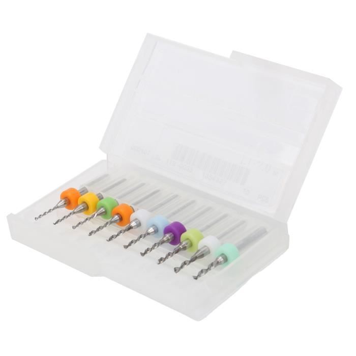 Kit De Micro-forets De Précision Pour PCB Super Minces Et Résistants - Idéal Pour Verre, Bois Et Plastique - Taille 0,7 Mm
