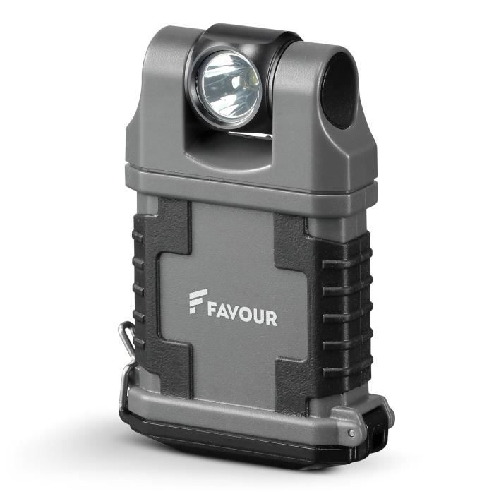 Lampe Torche Magnétique Coast PM300 - 1000 Lumens, 110h D'autonomie, 6 Piles AA Incluse