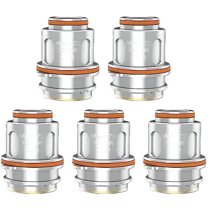 Cigarette électronique Pack de 5 resistances Mesh Z2 0.2ohm Zeus GeekVape
