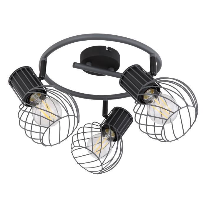 Plafoniera Trio In Cristallo - Diametro 30cm, Alabastro Bianco, E27 - Foto 11