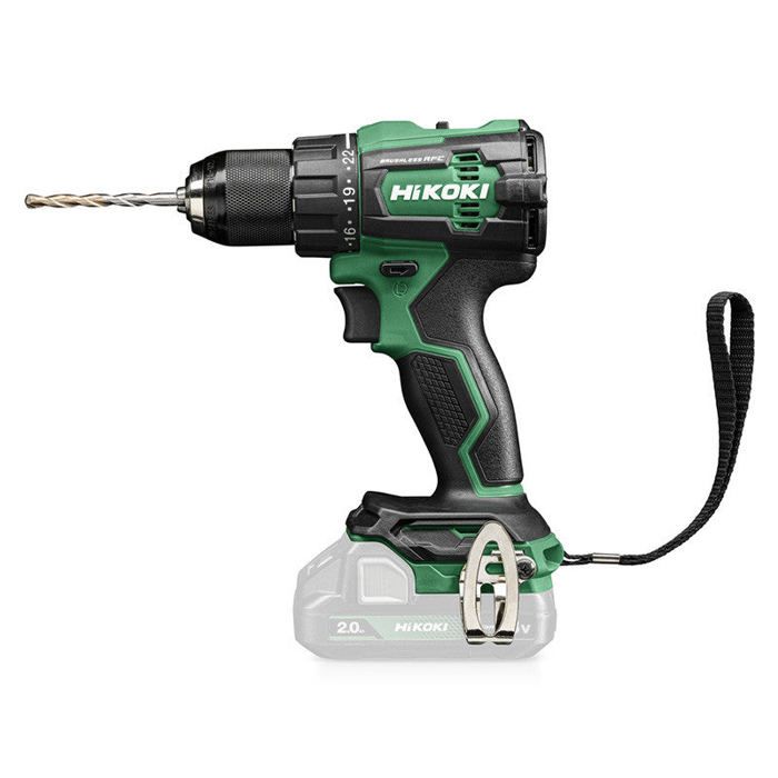 Perceuse visseuse à percussion 70 Nm Brushless 18 V HIKOKI DV18DEW2Z avec Hitcase II sans batterie ni chargeur - vue 2