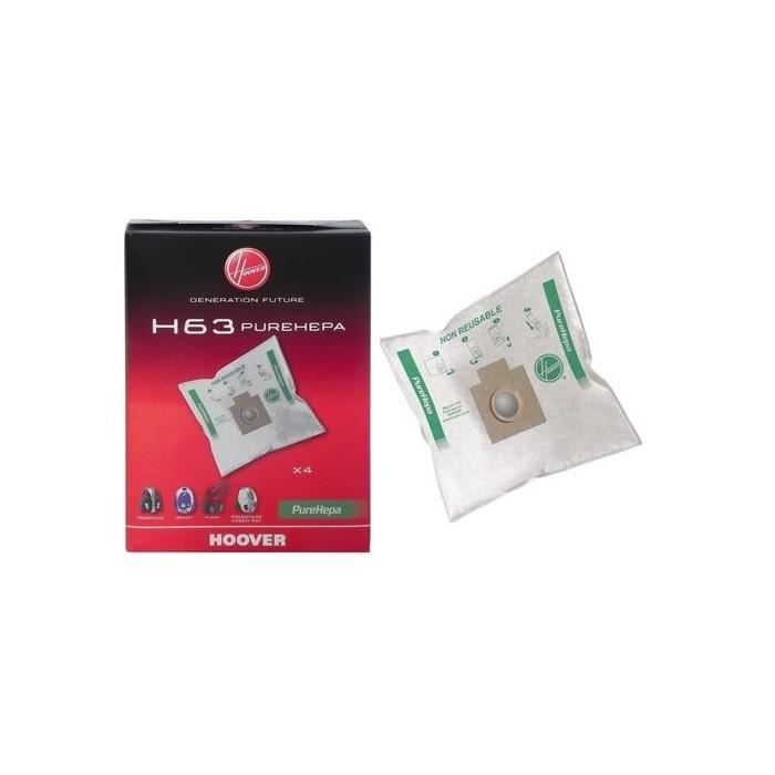 Hoover SACS (X4) H63 PURE HEPA FREESPACE SPRINT POUR ASPIRATEUR *Modéles dappareil concernés: 356 - vue 1