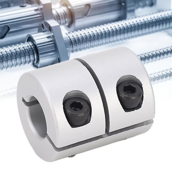 Lot De 2 Coupleurs Rigides En Acier Inoxydable 7-12mm - Pour Arbres De Moteurs, Imprimantes 3D, CNC