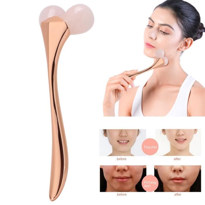 Rouleau De Massage Facial 3D TOUCHBeauty - Doré, Rechargeable - Lifting Et Soin De La Peau - Neuf
