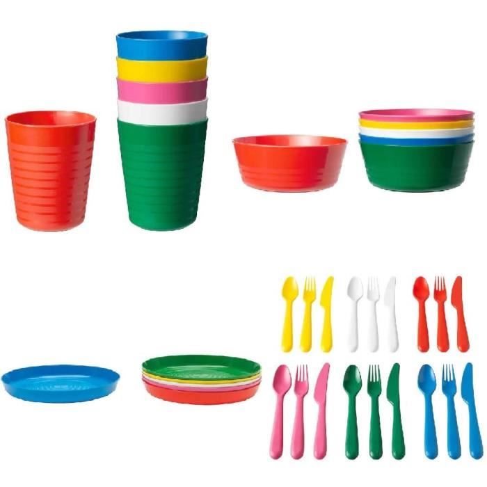 Ikea Kalas Lot De 36 Accessoires En Plastique Pour Enfant 6 Pieces De Chaque Cdiscount Maison Ikea Kalas Lot De 36 Accessoires En Plastique Pour Enfant 6 Pieces De Chaque Cdiscount Maison