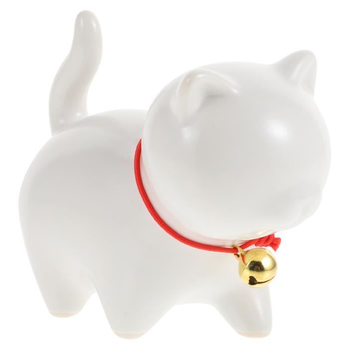 Mini statue de chat en céramique, mini statue d'art