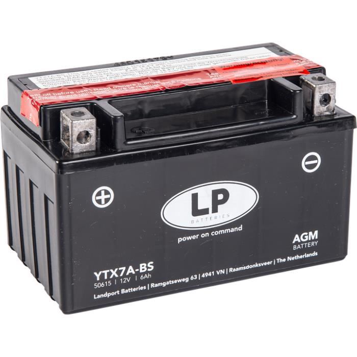 Batterie - PEUGEOT TWEET 125 de 2010 à 2018 YTX7A-BS étanche AGM 12V / 6Ah  - Cdiscount Auto