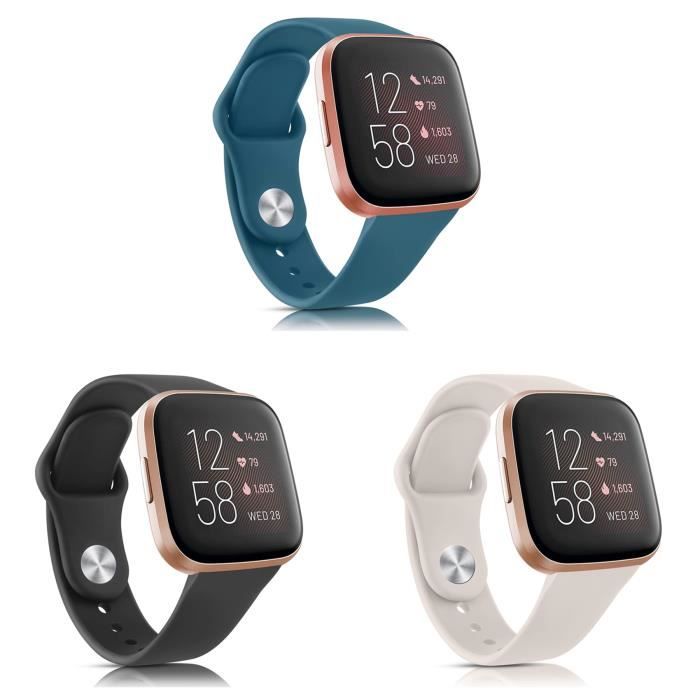 2 Bracelets Kwmobile Pour Fitbit Inspire 2 Et Ace 3 – Lot De Rechange (neuf)