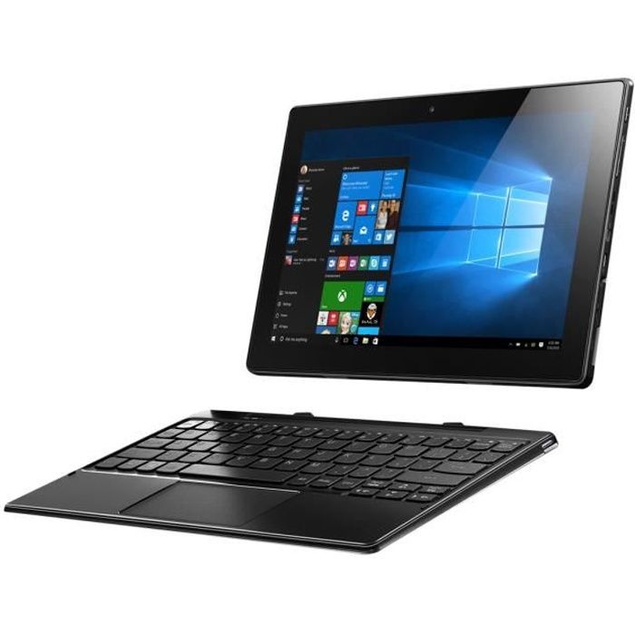 Lenovo Miix 310-10ICR 80SG Tablette avec socle pour clavier Atom x5 Z8350 - 1.44 GHz Win 10 Familiale 64 bits 2 Go RAM 64-80SG000AGE - Lenovo