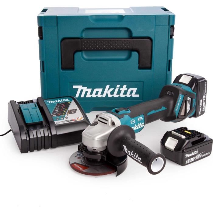 Makita DGA504RT3J meuleuse d'angle 12,5 cm 8500 tr/min 2,5 kg