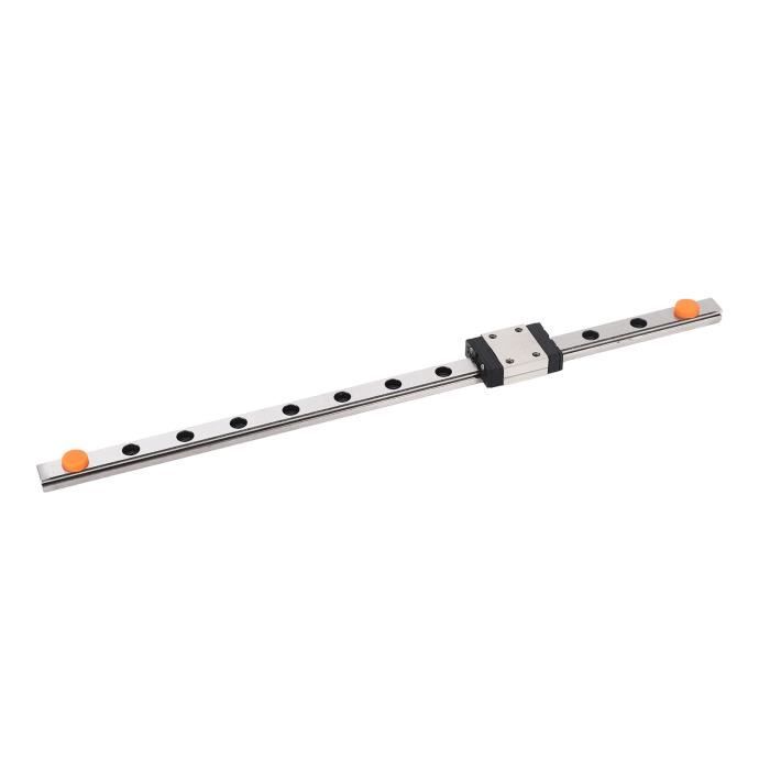 Rail Linéaire MGN7C-100-1R 100mm Avec Bloc - Pour Machine CNC, Imprimante 3D - Guidage Haute Précision - 8
