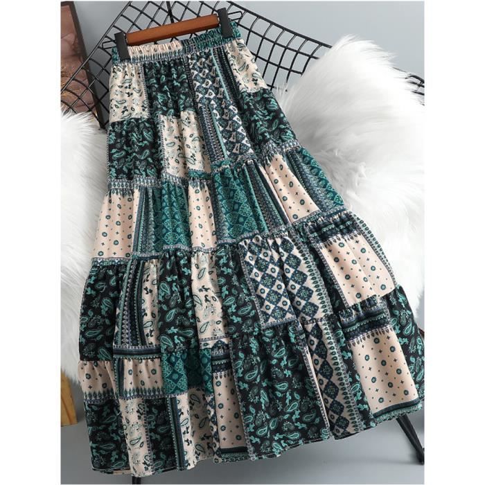Jupe Plissée Mi-longue Viyella En Laine Grise Motif Chevrons – Taille 14, Idéale Pour L'automne Et L'hiver