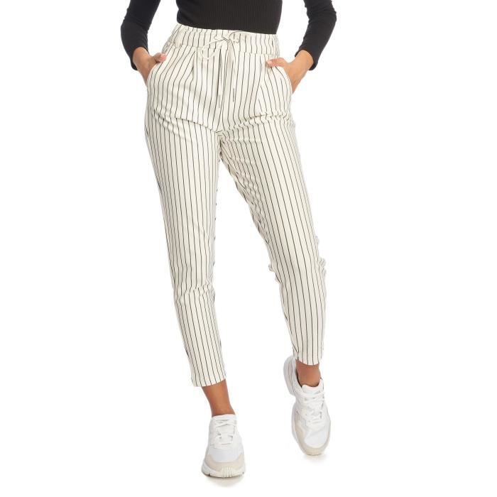 only femme pantalons & shorts / pantalon chino onlpoptrash easy rush stripe