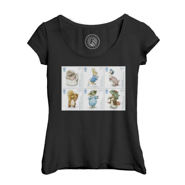 tee shirt echancré femme