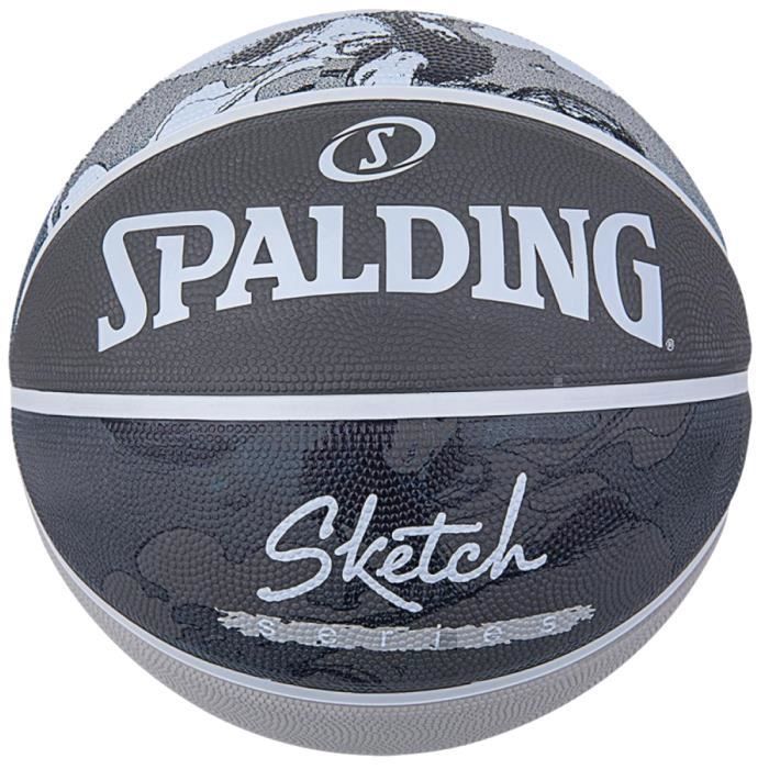 Ballon de basket - Spalding - Sketch Jump Ball 84382Z - Noir - Unisexe - Adulte Ballon de basket - Spalding - Sketch Jump Ball 84382Z - Noir - Unisexe - Adulte