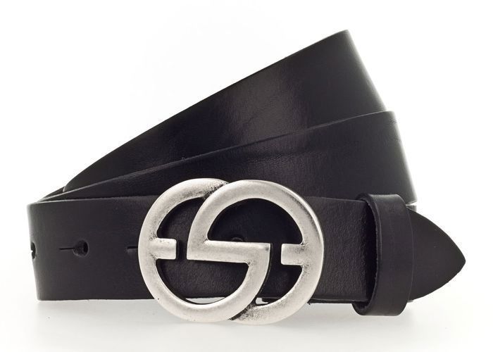 Ceinture En Cuir Vanzetti Femme - Largeur 4 Cm, Longueur 80 Cm, Boucle Ardillon - Style élégant Velours - 11