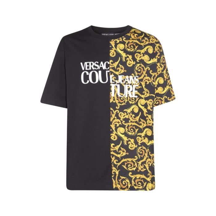 Versace jeans couture Tshirt homme Versace Jeans Co Homme100A0301 Noir