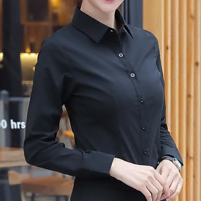 Chemisier femme Chemise blanche manches longues pour v tement