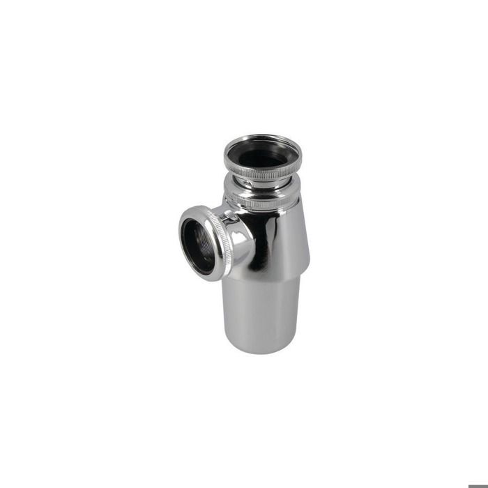 Siphon de lavabo en laiton chromé brillant Nicoll L3211 - Diamètre dentrée 32mm - Diamètre de sortie 32mm