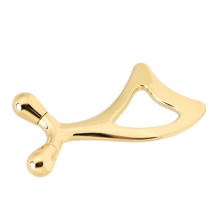 Outil De Massage Gua Sha En Laiton (cuivre) - Portable - Neuf