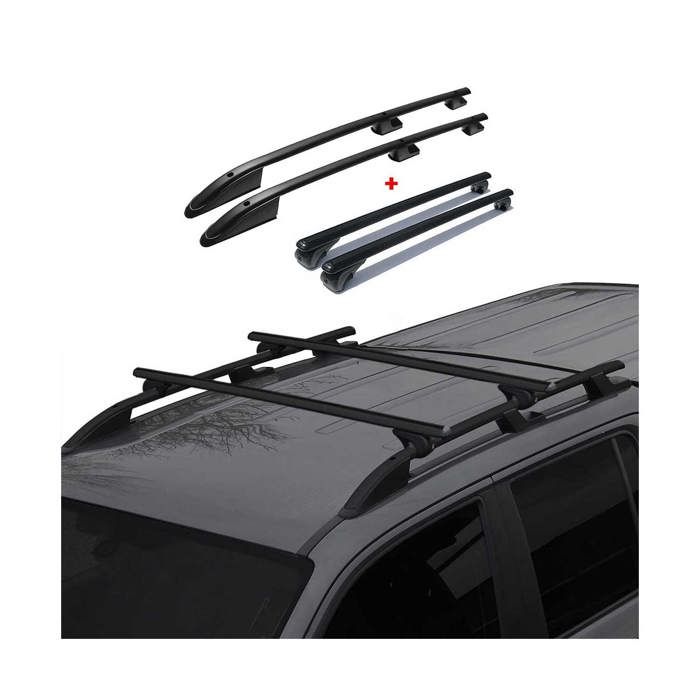 POUR FORD KUGA (C394) 2008-2012 barres transversales noires barres de
