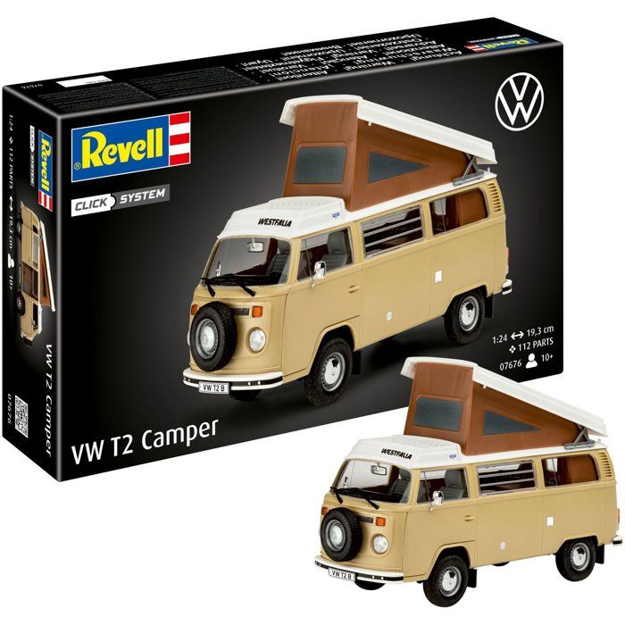 Revell Easy-Click Vw T2 Camper Easy-Click-System-Revell