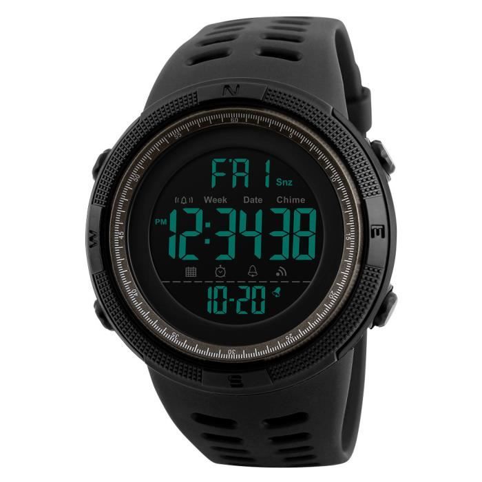 SHARPHY Célèbre Marque De Luxe Montres Hommes Sport Chrono Compte À Rebours Étanche Montre Numérique militaire Horloge De Mode