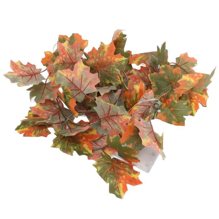 GABRIELLE 2 Pièces Guirlande D'érable D'automne De Décoration