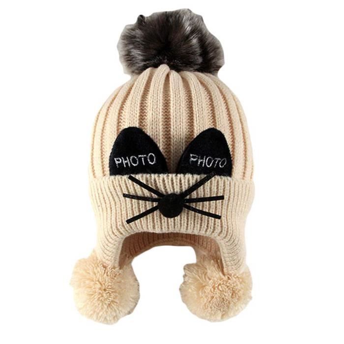 bonnet cache oreille garçon