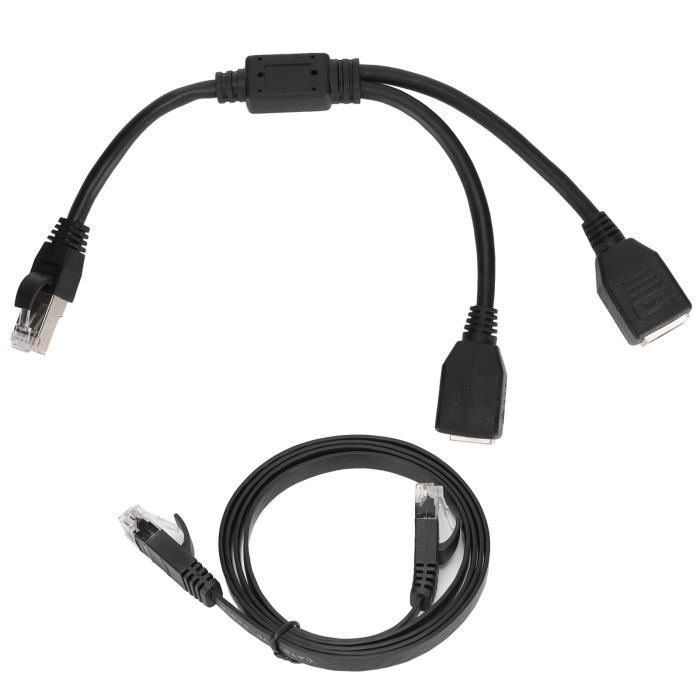 Câble Répartiteur Ethernet Rj45,Adaptateur De Câble D'Extension