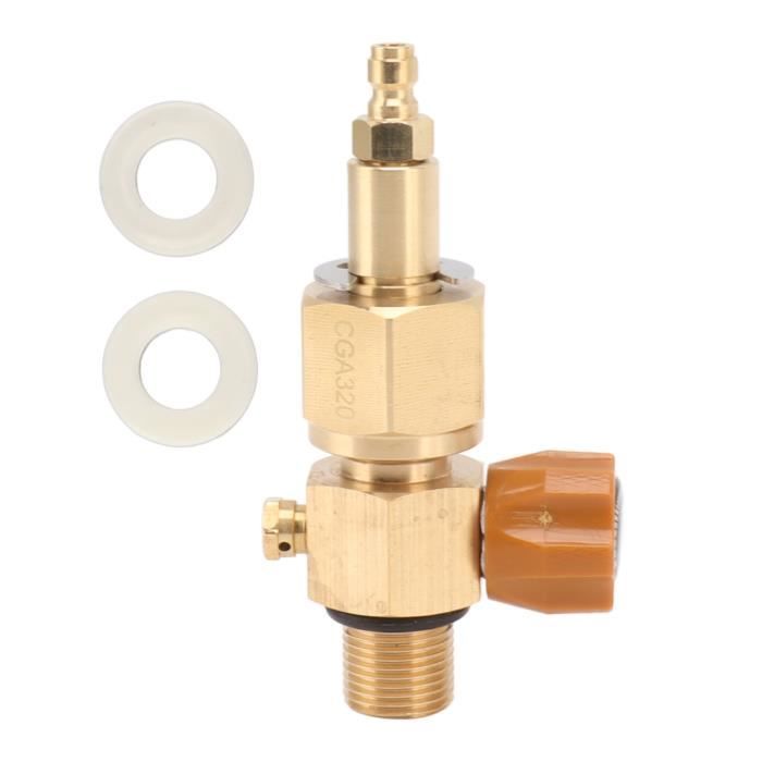 HURRISE adaptateur de remplissage de CO2 Soda Maker Adaptateur HURRISE adaptateur de remplissage de CO2 Soda Maker Adaptateur