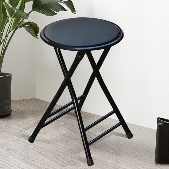 Tabouret Rond Tabouret Bar Pliant, Tabouret Rond Pliable, Simple Et Portable, Chaise ...