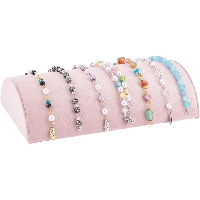 Boîte à Bracelet En Velours Rouge - Double Ouverture, Présentation élégante Pour Bijoux, Cadeau Fiançailles