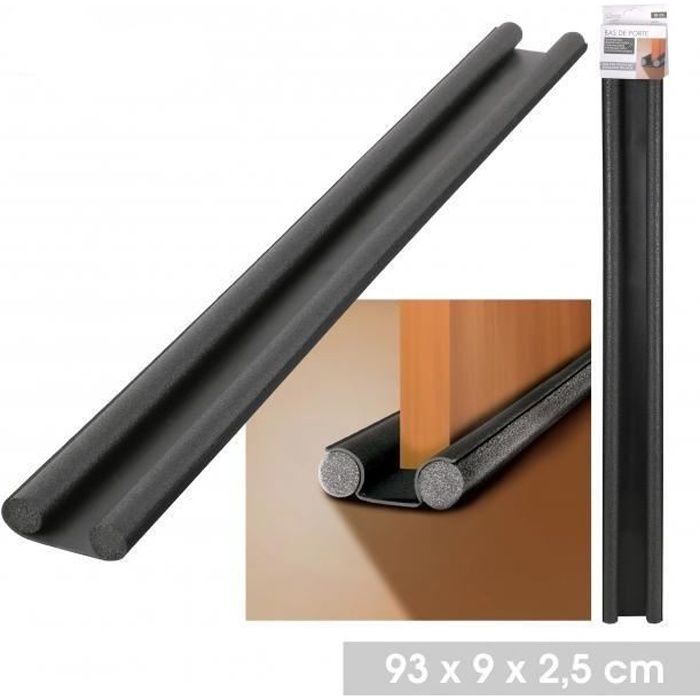 1 Boudin de Porte Double Stop Froid 93 cm Solide et Ajustable Bas de Porte  - Cdiscount Maison