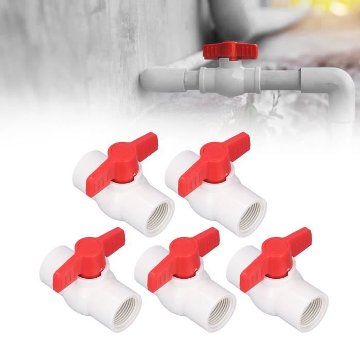 Lot De 2 Vannes à Bille En Cuivre – Diamètre 6 Mm, Filetage Transparent – Pour Air Comprimé, Irrigation, Systèmes De Tuyauterie