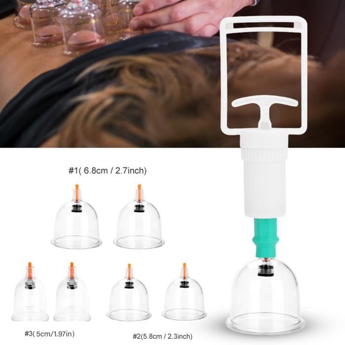 Free Express] Hansol 19 tasses ensemble de ventouses pompe de massage