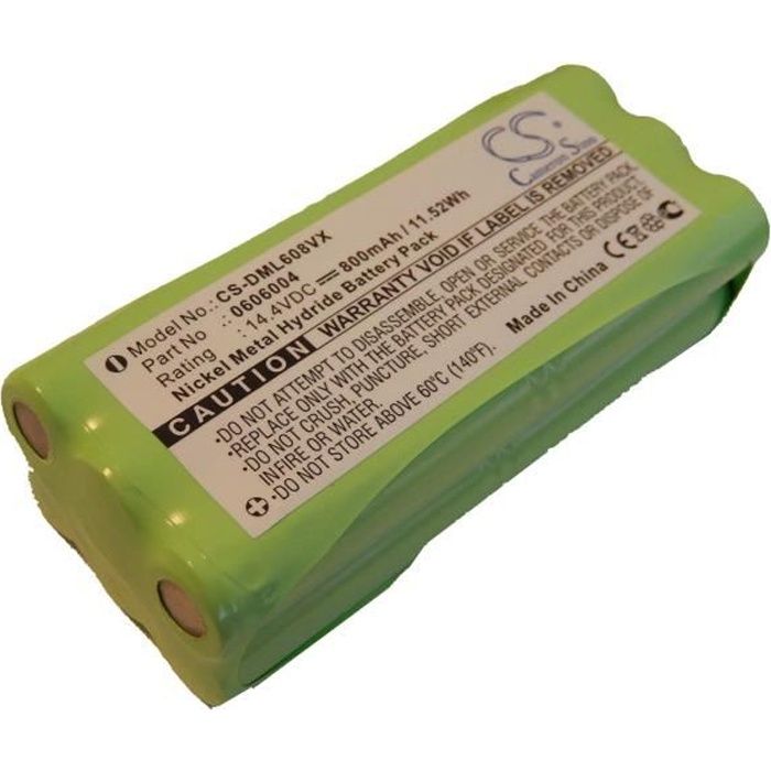 Batterie de remplacement pour robot aspirateur Home Cleaner Dirt Devil Libero M606 - Remplace les modèles de batterie d'origine s…