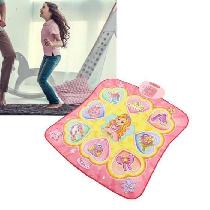 Innedu Tapis De Danse Musical Avec 9 LED, 5 Modes Et 3 Niveaux – Jouet Éducatif Pour Filles 3-6 Ans, Idéal Noël Et Anniversaire
