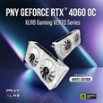 PNY - Carte graphique - GeForce RTX™ 4060 8GB XLR8 Gaming VERTO Overclocked Dual Fan Edition DLSS 3-1