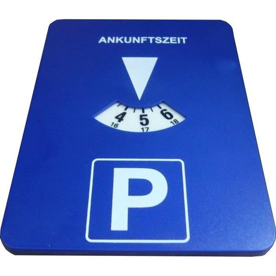 Disque de stationnement électronique - Parkeerschijf bleu à rotation  automatique 