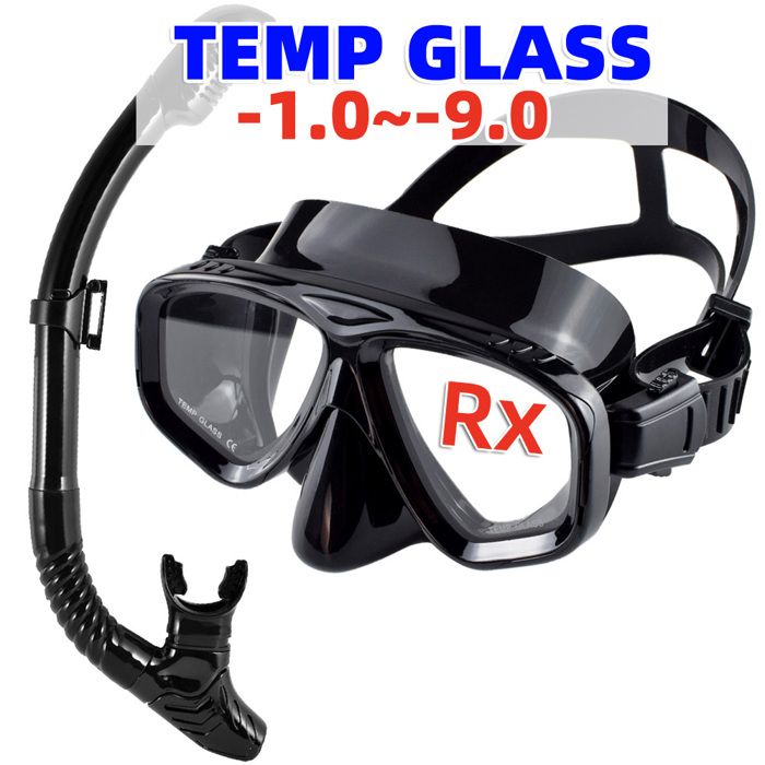 Masque Plongée Monoverre SEAC Sunrise - Verre Trempé 4mm - Vision 360° - Sangle Textile