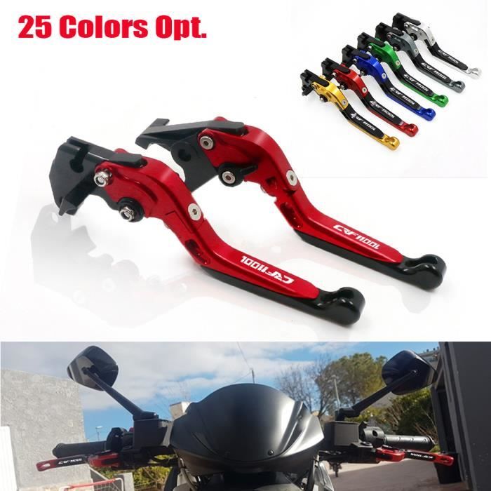 Myra - Kit Leviers De Frein Et D'Embrayage CNC Réglables Et Repliables Anodises Noir Moto Ducati 3662775412807