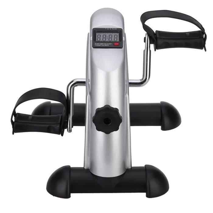 Mini Vélo D'Appartement à Pédale Pour Bras Et Jambes - Résistance Réglable Avec Écran LCD
