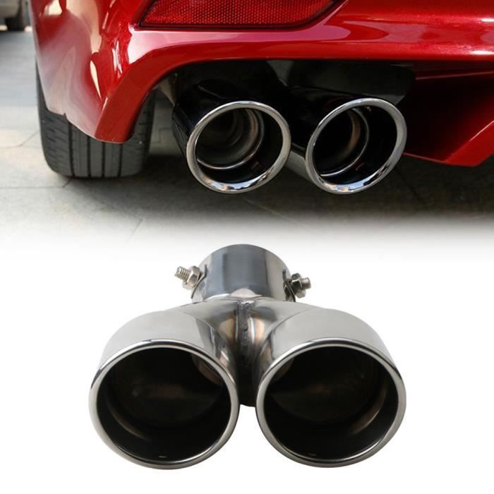 Embud D'échappement Universel Coupé Biseauté - Entrée 2.9" / Sortie 4.0" / Longueur 6.9" - Acier Inoxydable Bleu Brûlé - 8