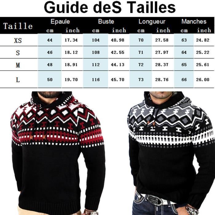 Sous Pull Col Roulé TOFOTL Pull Col Roulé Homme Automne Hiver Casual Slim Fit Colle Rouler Homme